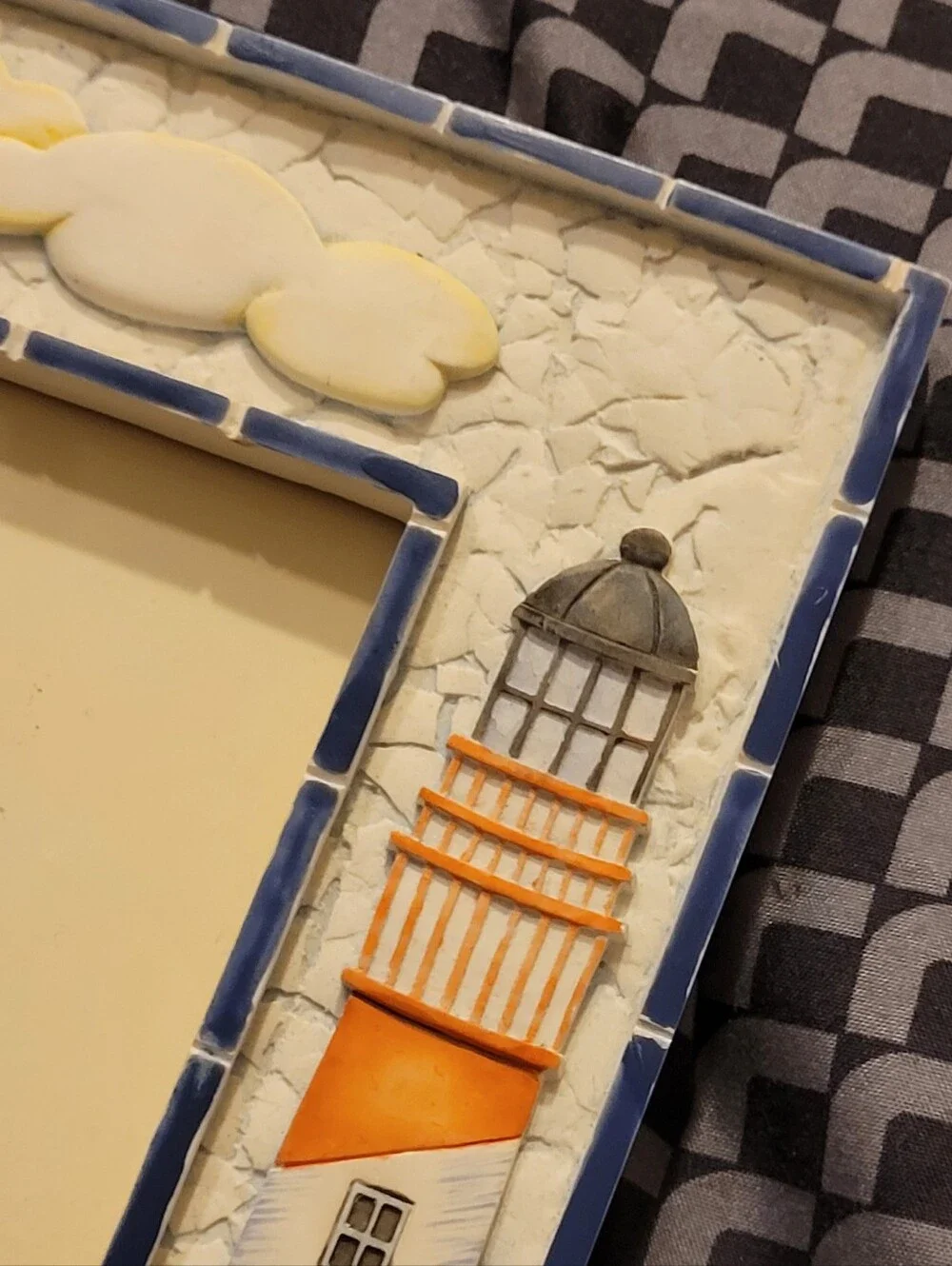 Vintage Treasured Memories by Ganz 3D Sculpted Lighthouse 5x7 Photo Frame